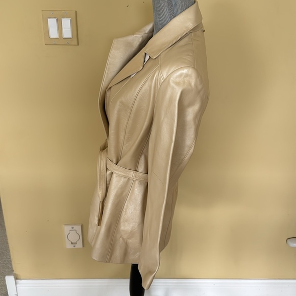 St John Leather Coat - Picture 3 of 10